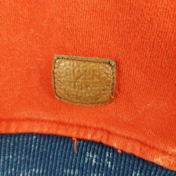 Born Fly Anytown USA Mens XL Spellout LS Cotton Sweatshirt Red White‎ Blue - Picture 3 of 5